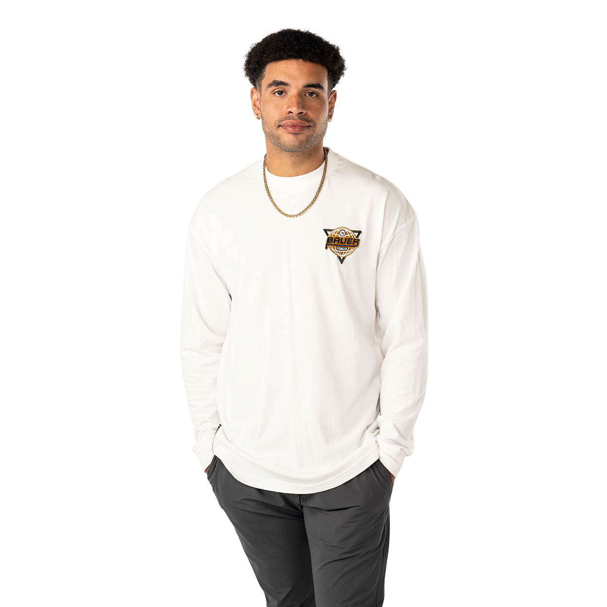 BAUER LONG SLEEVE RETRO TEE