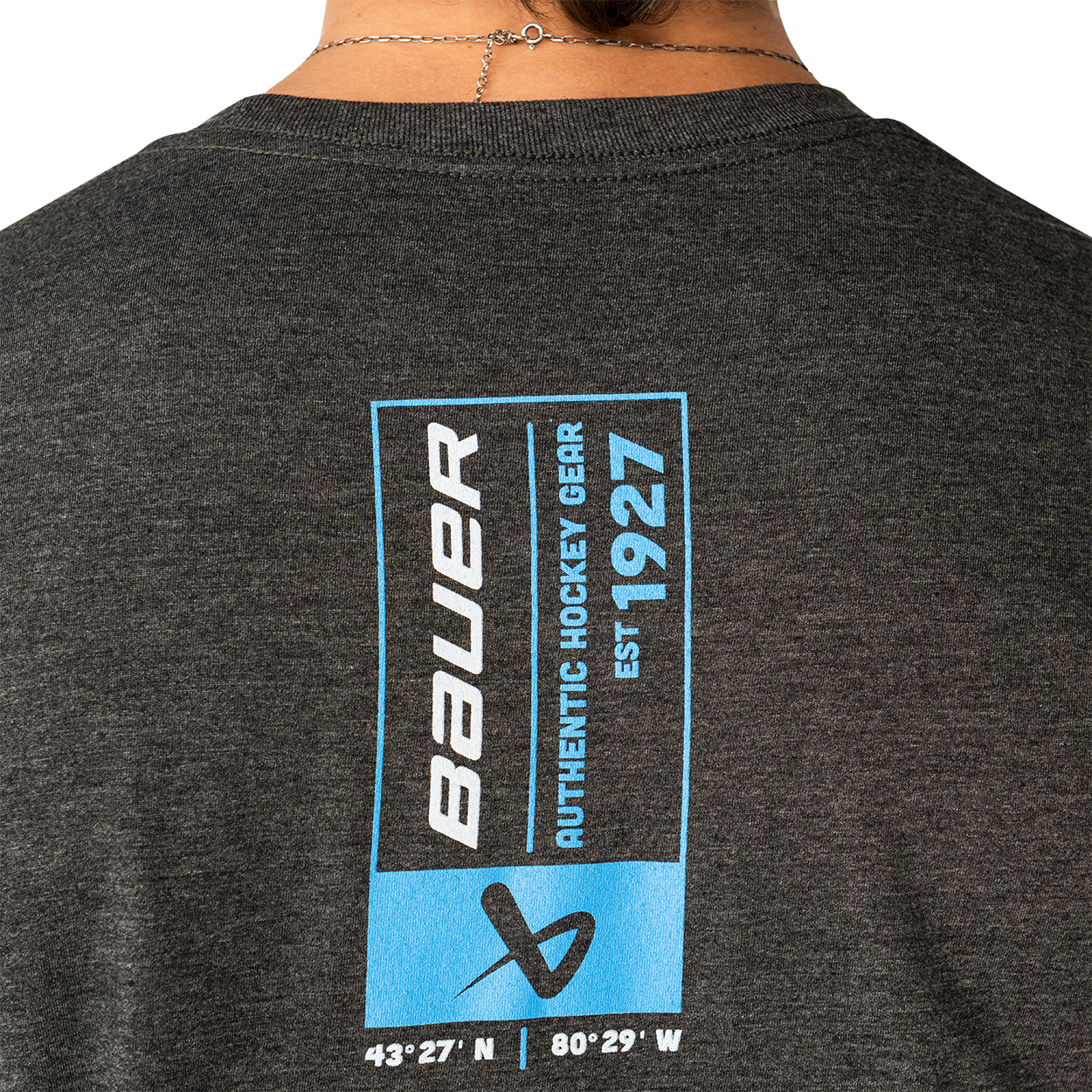 BAUER Charcoal Graphic Tee