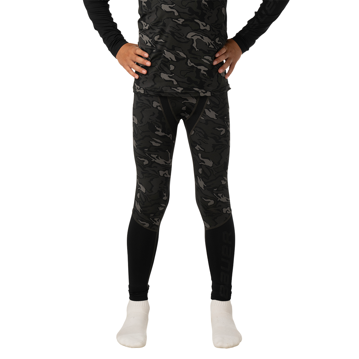 BAUER CAMO PERFORMANCE BASELAYER PANT YOUTH