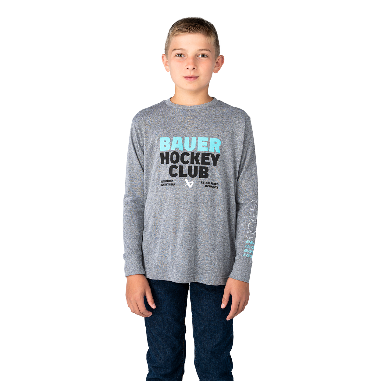 BAUER Hockey Club Graphic Long Sleeve Tee