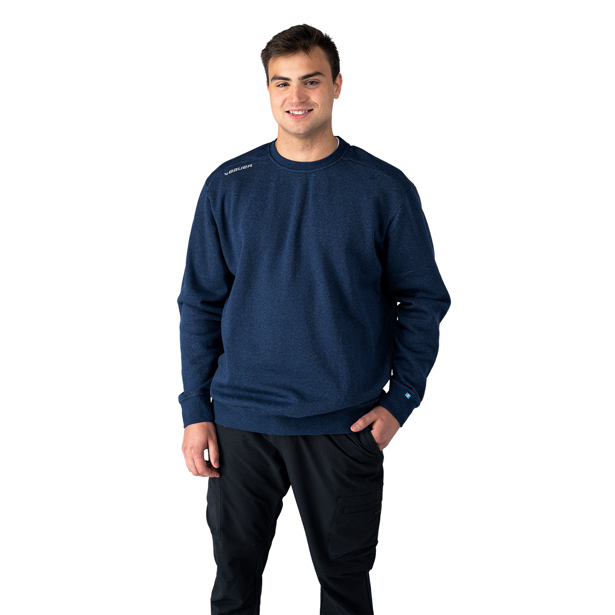 BAUER LONG-SLEEVE CREW NECK SENIOR