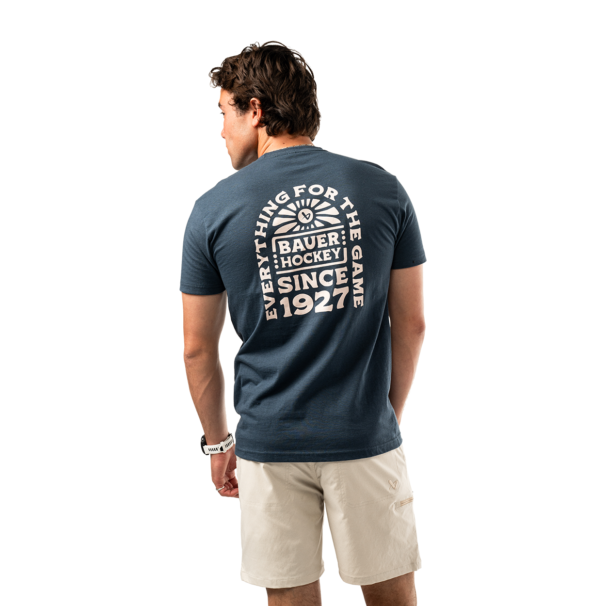 BAUER BADLANDS GRAPHIC TEE SENIOR