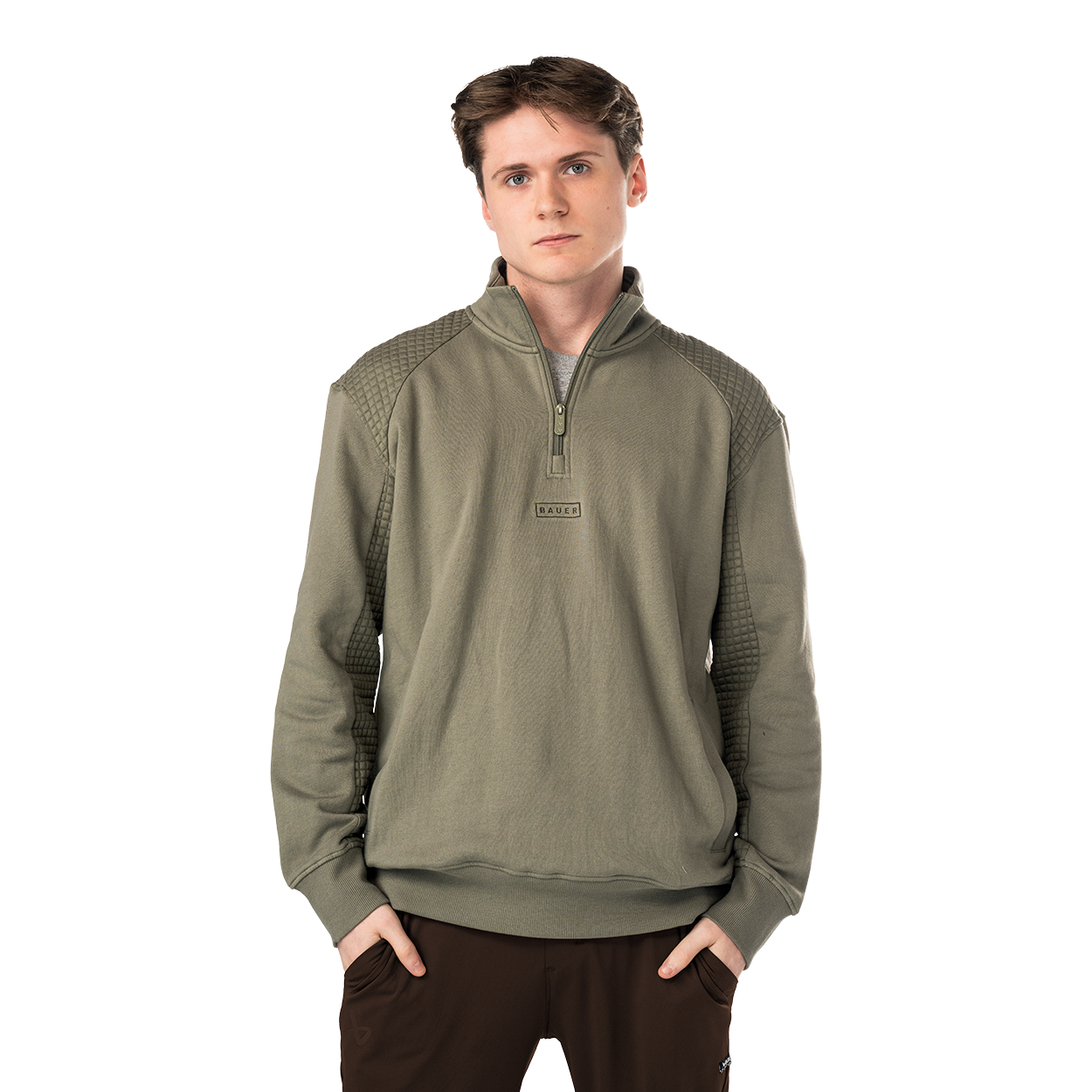 BAUER Fireside Quilted ¼ Zip Senior