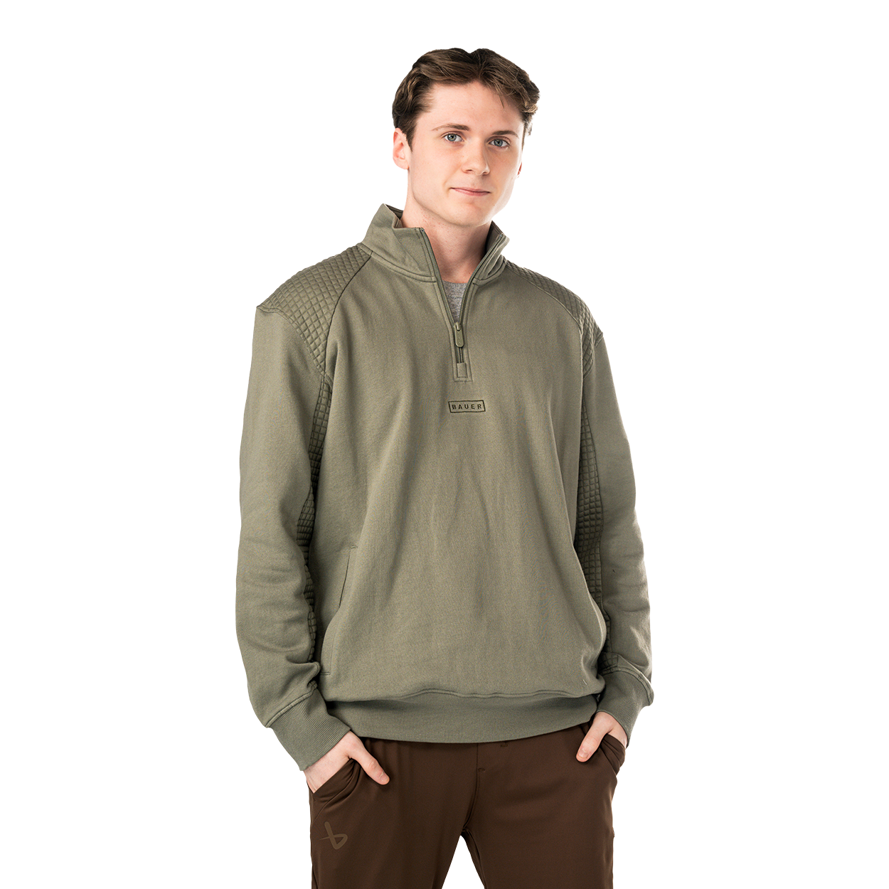 BAUER Fireside Quilted ¼ Zip Senior